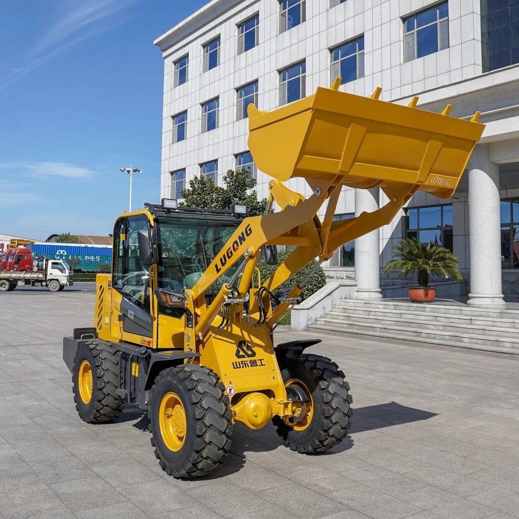 Basic Customization! China Lugong Factory Mini 4WD 0.5/1/1.5/2/2.5t Loaders Skid Steer/Telescopic/Front End/Bucket Wheel Loader T916 with EPA/Eac/CE/ISO/Euro 5