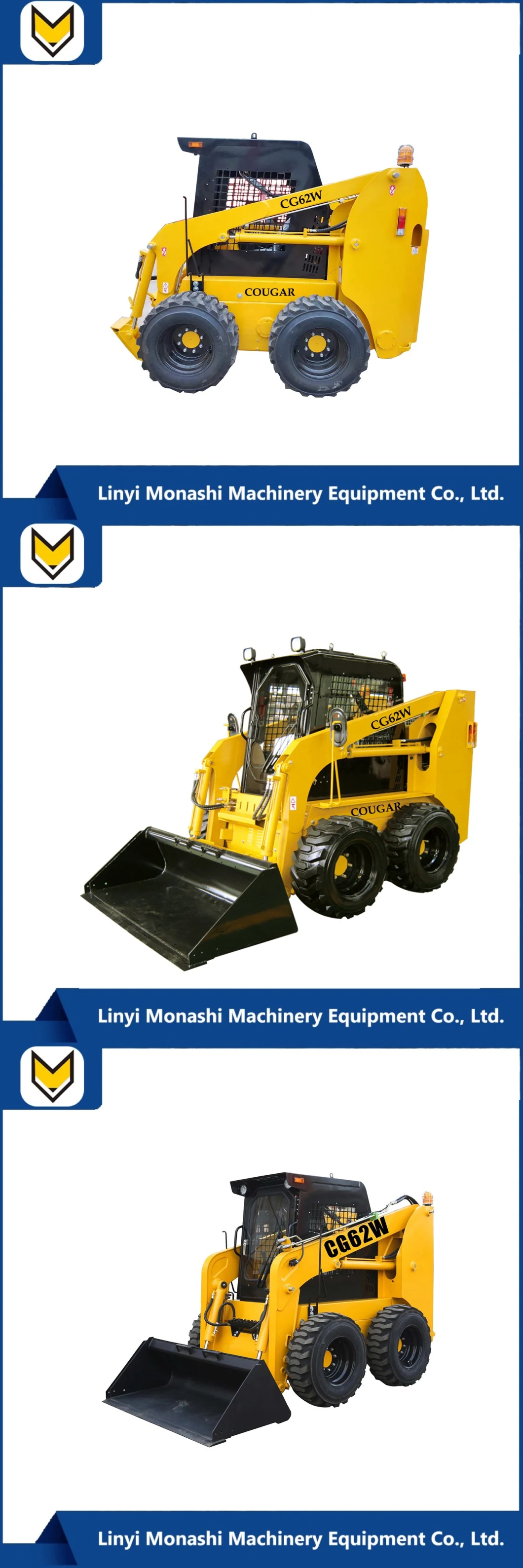 Fast Delivery Cheap Skid EPA Engine Wheel Loader Skid Steer Loader Attachment