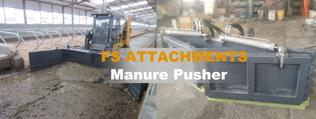 Wheel Loader Attachment Manure Pusher