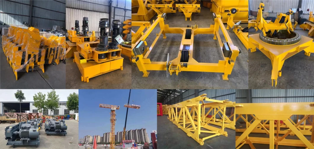 Suntec 8 Ton Qtz Series Hot Sale Tower Crane Boom 60m with Good Price