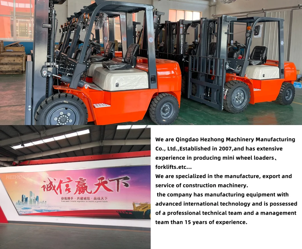 Shovel Construction Equipment LPG 3.0 Ton Hydraulic Electric Battery Forklift with Cheap Price