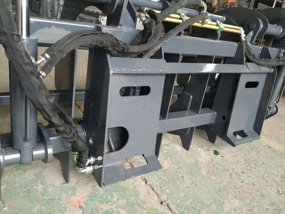 Wheel Loader / Skid Steer Loader Rake Grapple Attachment