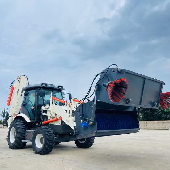 Chargeur de tracteur de marque célèbre Yaweh 388 50HP avec chargeur frontal et chargeuse-pelleteuse