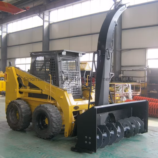 Chargeuse compacte à direction à glissement officielle de Changlin avec prix bon marché de la CE de balayeuse